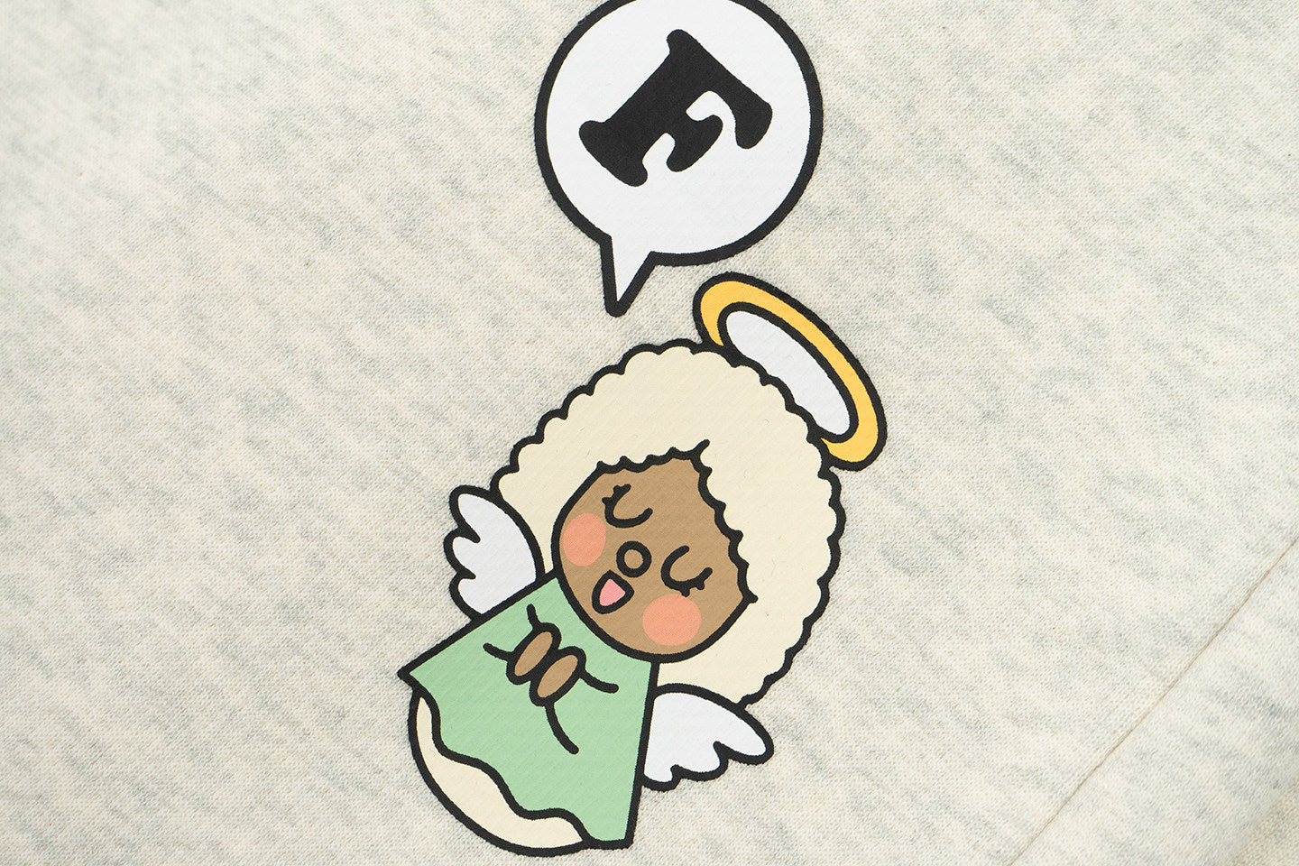 GRAF&WU 4 Praying Girls Angel Character Graphic Sweatpants