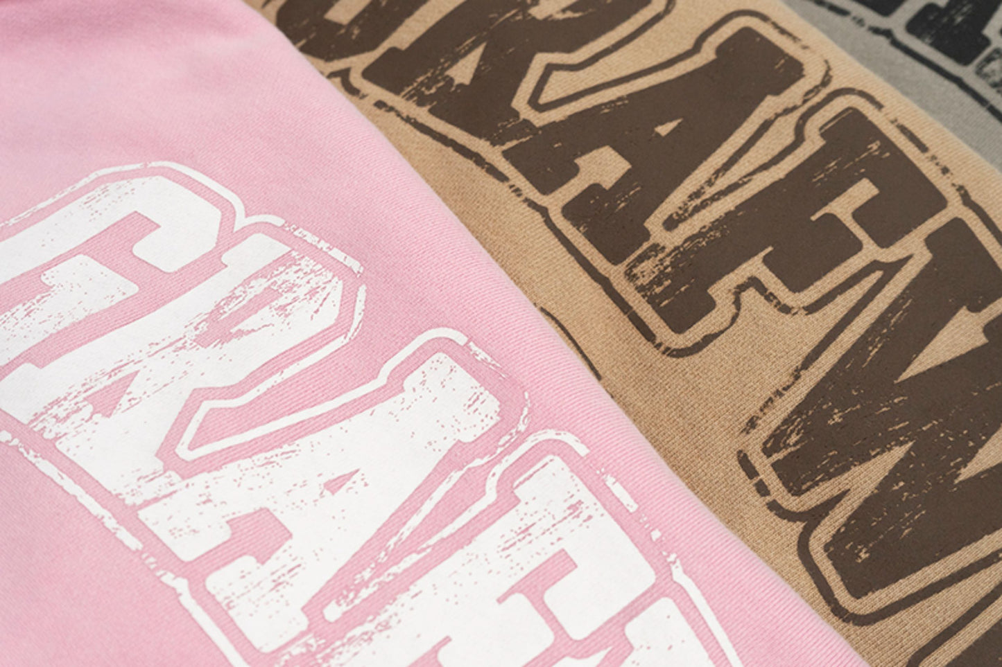 GRAF&WU Break to Build Cracked Letter Goddess Academy Oversized Hoodie