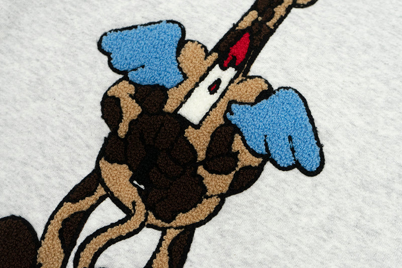 GRAF&WU Love Hate Angels Demons Giraffe Fleece Sweatshirt