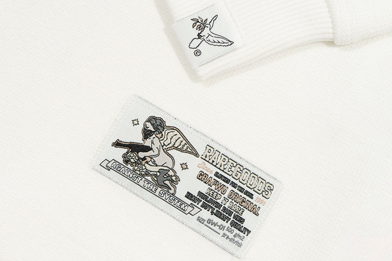 GRAF&WU Clean Fit Solid Cotton Long-sleeved Shirt