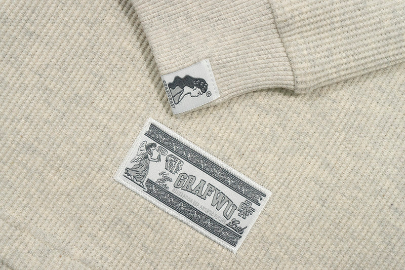 GRAF&WU AK47 Angel Barn Style Printed Cotton Long-Sleeve T-Shirt