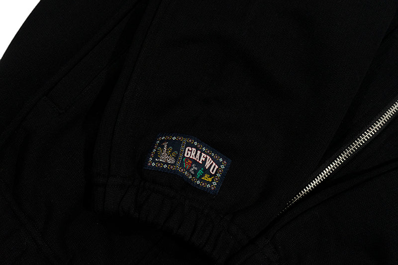 GRAF&WU Lumberjack Streetwear Oversize Zip-up Hoodie