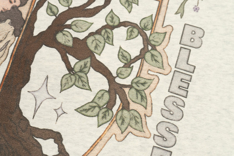 GRAF&WU AK47 Angel Goddess Blessing Floral Fleece Hoodie