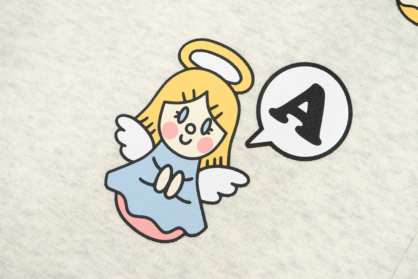 GRAF&WU 4 Praying Girls Angel Character Graphic Sweatpants