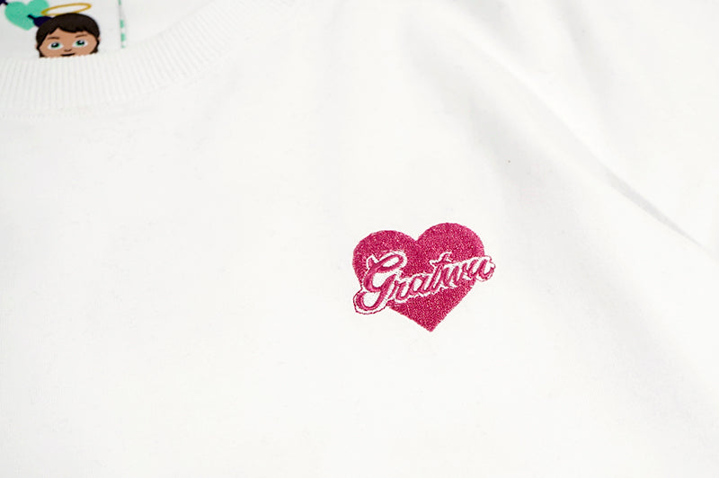 GRAF&WU T-Shirts Certified Lover Baby T-Shirt Love Little Angel Cotton Short Sleeve Embroidered Short Sleeved