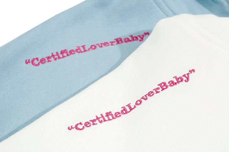 GRAF&WU Certified Lover Baby Embroidered Loose Fleece Hoodie