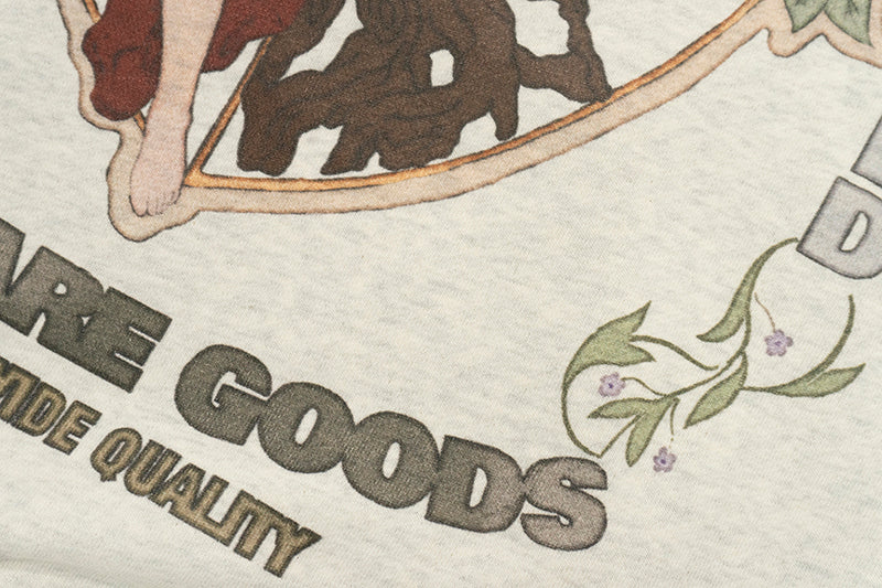 GRAF&WU AK47 Angel Goddess Blessing Floral Fleece Hoodie