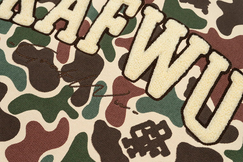 GRAF&WU Hidden Attack Multi-color Camouflage Oversize Hoodie