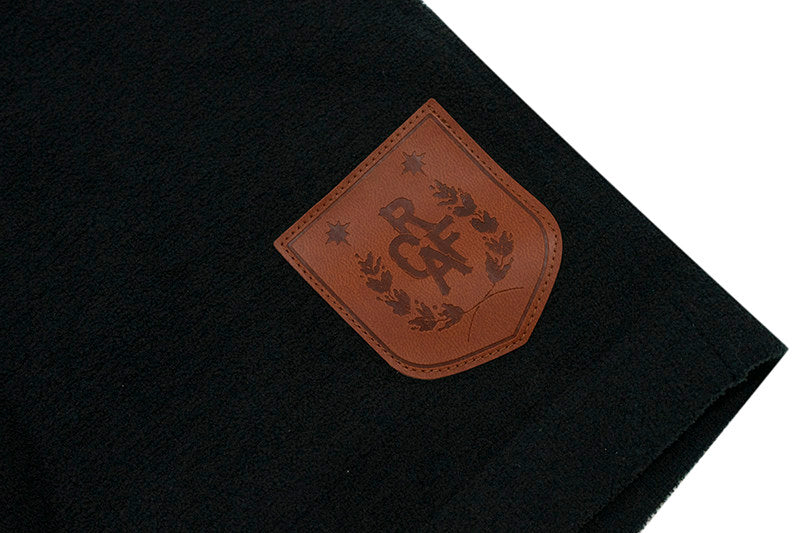 GRAF&WU Leather Dragon Label Chenille Knit Solid Sports Shorts