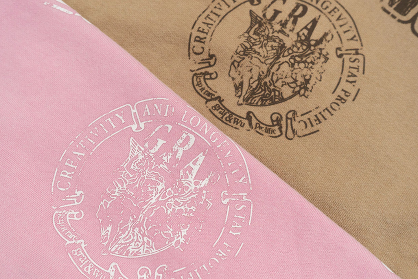 GRAF&WU Break to Build Cracked Letter Goddess Academy Oversized Hoodie