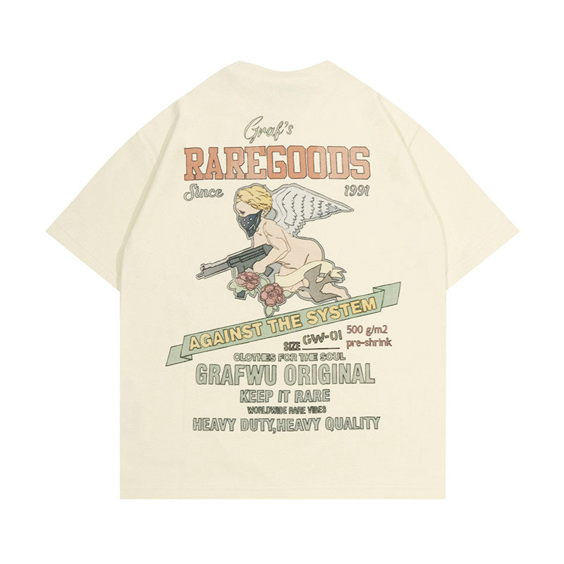 GRAF&WU Ivy Goddess Blessing Graphic Print Streetwear T-shirt