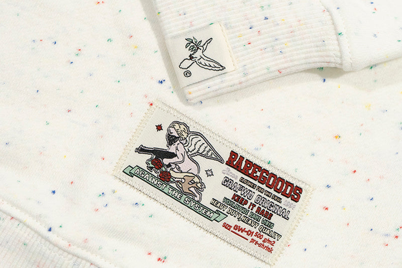 GRAF&WU Vultures Angel Graphic Hoodie Aesthetic Sweatshirt