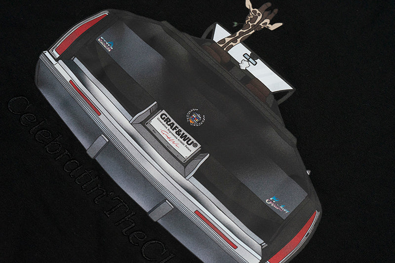 GRAF&WU Giraffe Classic Convertible Fleece Crew Neck Sweatshirt