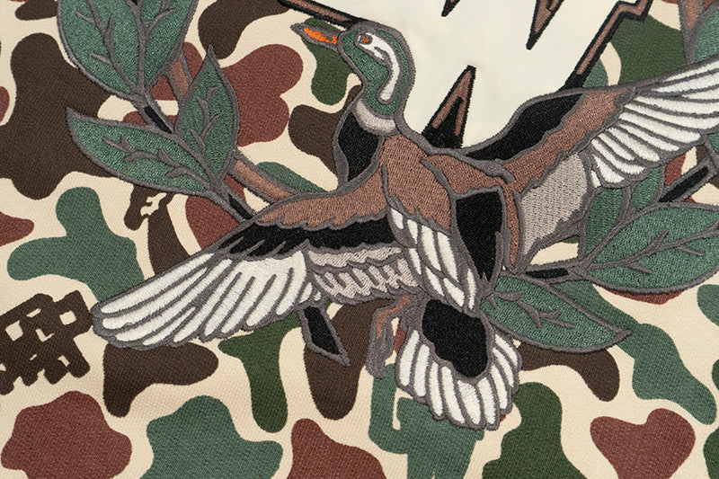 GRAF&WU Hidden Attack Multi-color Camouflage Oversize Hoodie