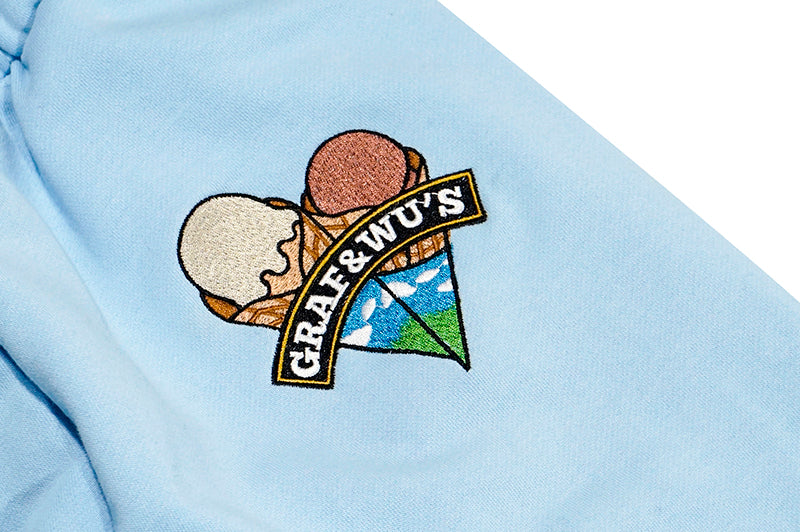 GRAF&WU Angel Goddess Ice Cream Vintage Women Casual Trousers