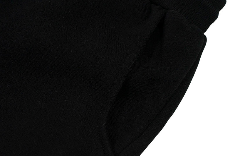 GRAF&WU Football Club Blokecore Floral Angel Devil Fleece Casual Pants