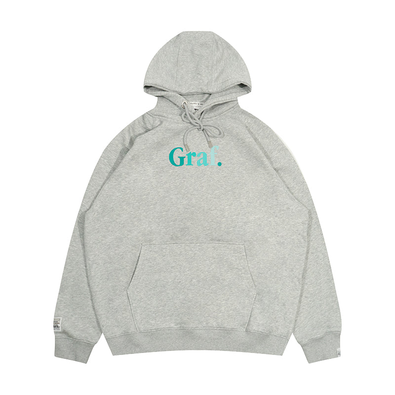 GRAF&WU Gradient Graf Fleece Oversized Streetwear Hoodie