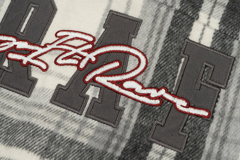 GRAF&WU Brand Keep It Real Embroidered Streetwear Fashion Shirt