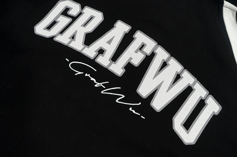 GRAF&WU Bloke Core Soccer-style Fashion Zip-up Hoodie