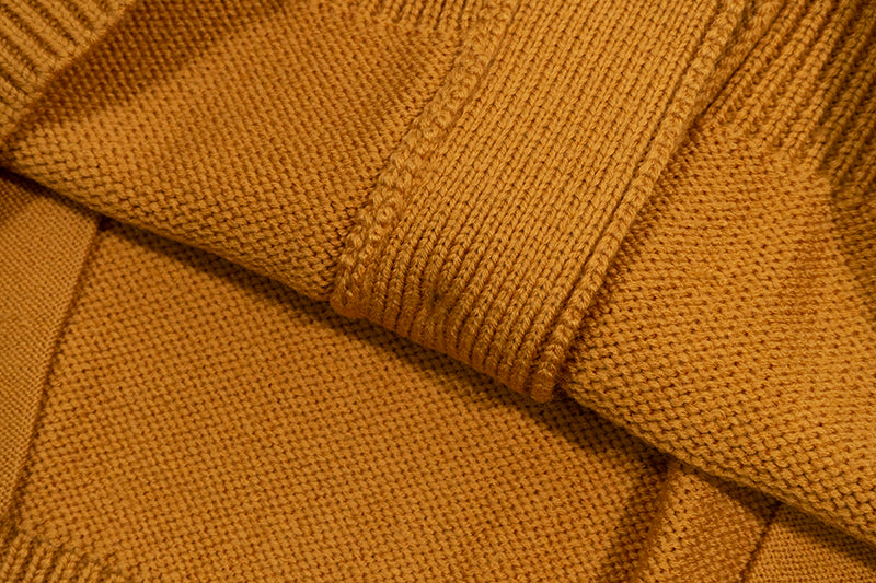 GRAF&WU Winter Vibe Wool Letter man Sweater Knitwear