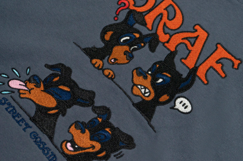 GRAF&WU Street Gossip Series Angel Bunny Doberman Hoodie