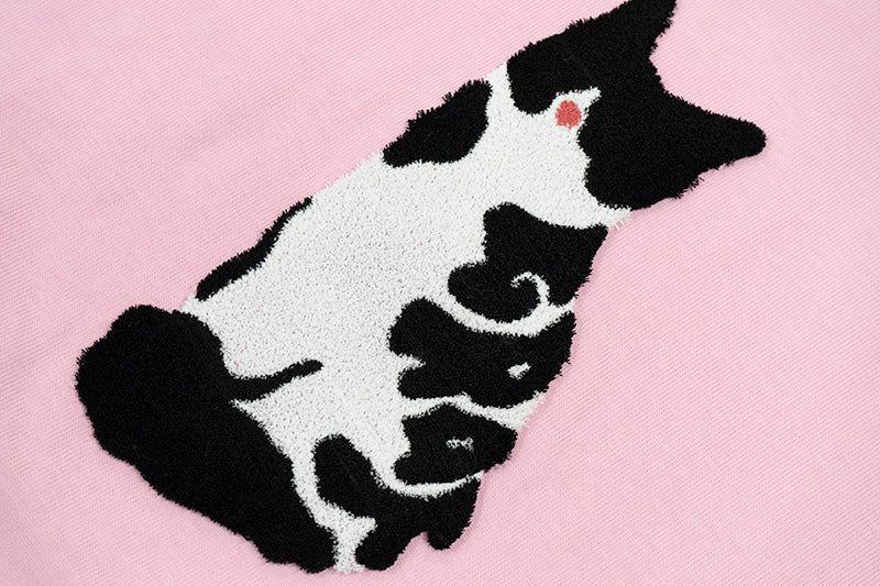 GRAF&WU Cow Cat Fashion T-Shirts