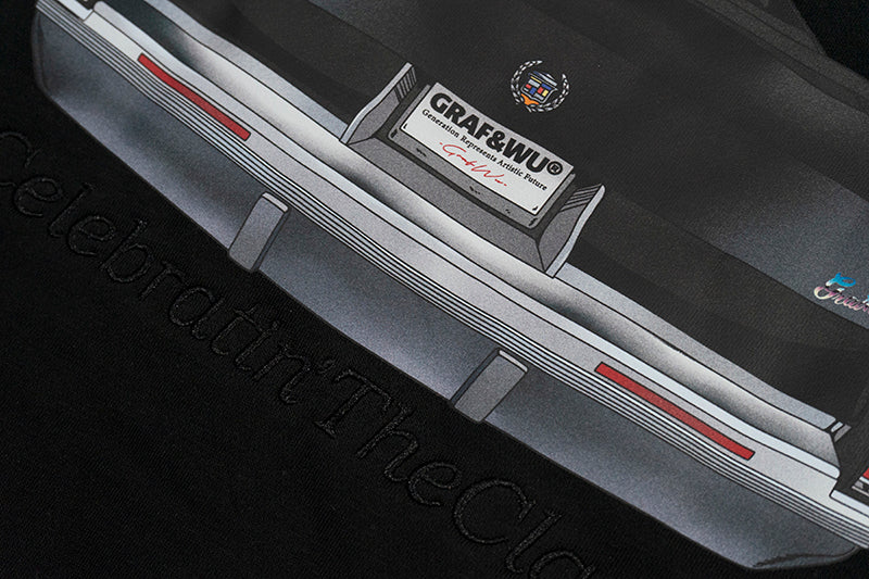 GRAF&WU Vintage Car Graphic Crewneck Sweatshirt | Unisex Oversized