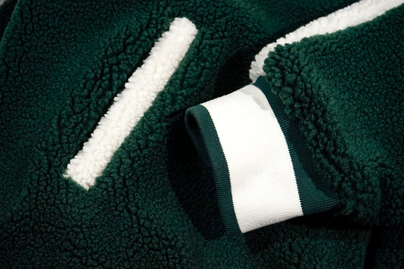 GRAF&WU Polar Fleece Coat Extra Thick Warm Unisex Jacket