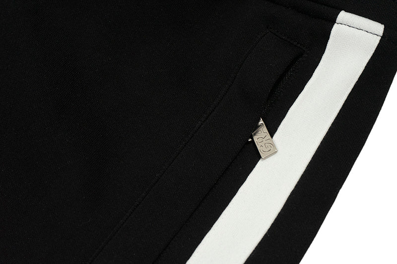 GRAF&WU Brand Arc Logo Embroidered Street Saggin Pants