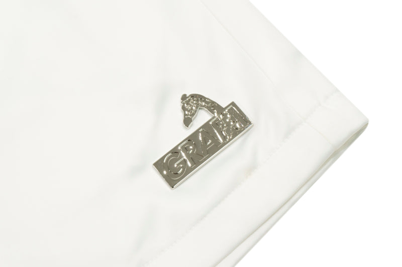 GRAFWU AK47 Angel Acetate Satin Shorts