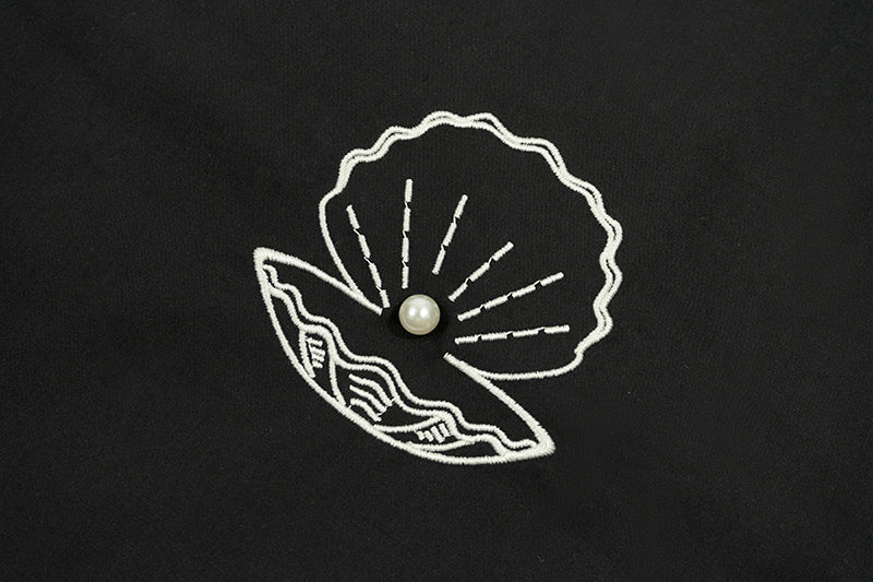 GRAFWU GW Brand Logo Pearl Luxury Polo Shirts