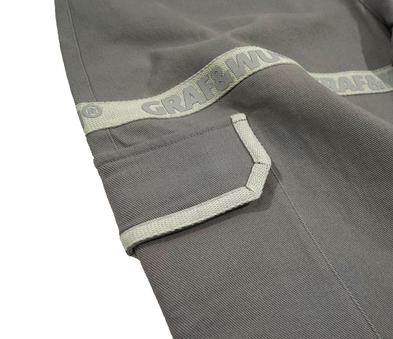 GRAFWU Retro Old School Canvas Trousers