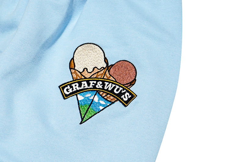 GRAF&WU Angel Goddess Ice Cream Vintage Women Casual Trousers