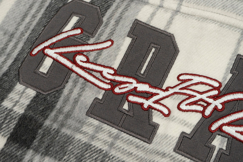 GRAF&WU Brand Keep It Real Embroidered Streetwear Fashion Shirt