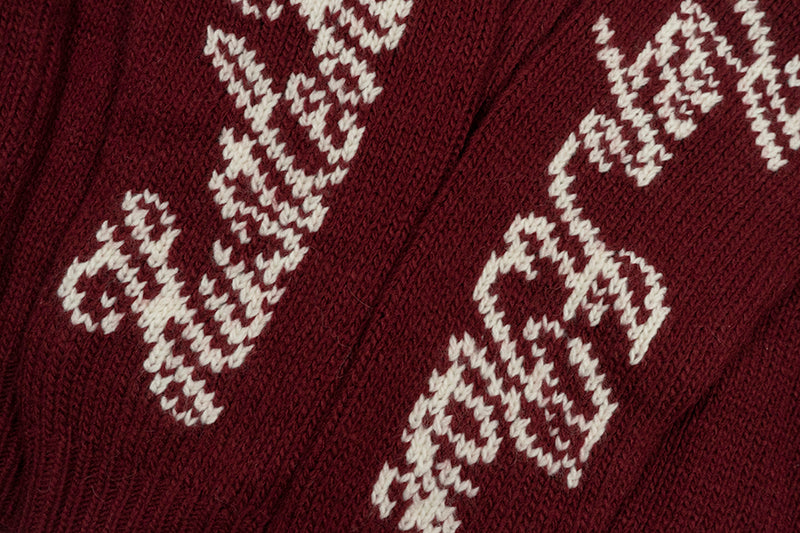 GRAF&WU Giraffe Logo Sweater Knit Zip-Up Coat - Premium Streetwear