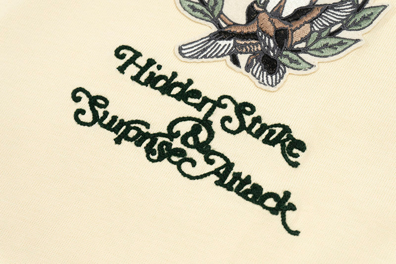 GRAF&WU Hidden Attack Camouflage Loose Raglan Long-Sleeve T-Shirt