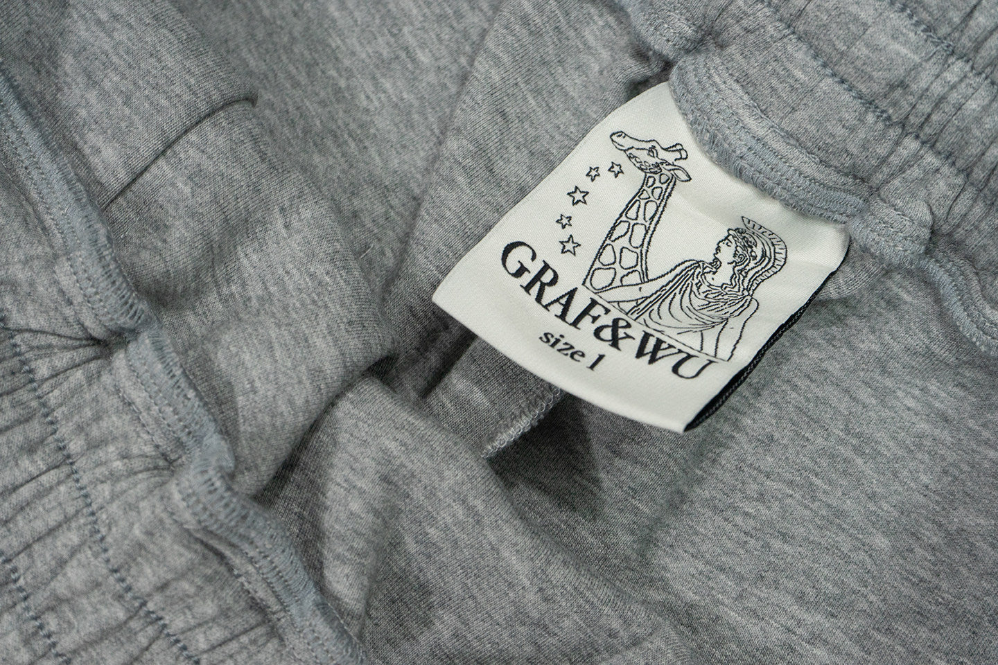 GRAF&WU Little Angel Cute Ghost Giraffe Air Layer Cozy Trousers