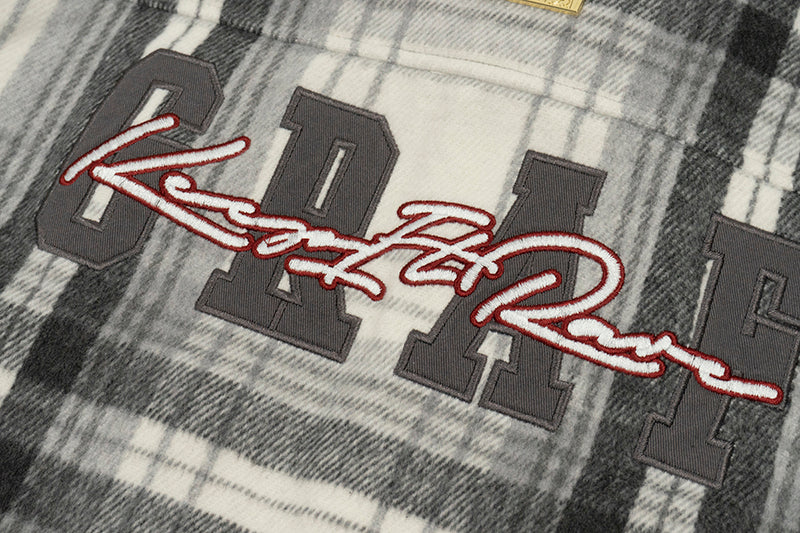 GRAF&WU Brand Keep It Real Embroidered Streetwear Fashion Shirt