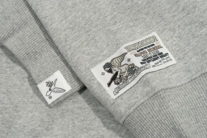 GRAF&WU World Famous Paintings Mona Lisa Cute Ghost Character Hoodie