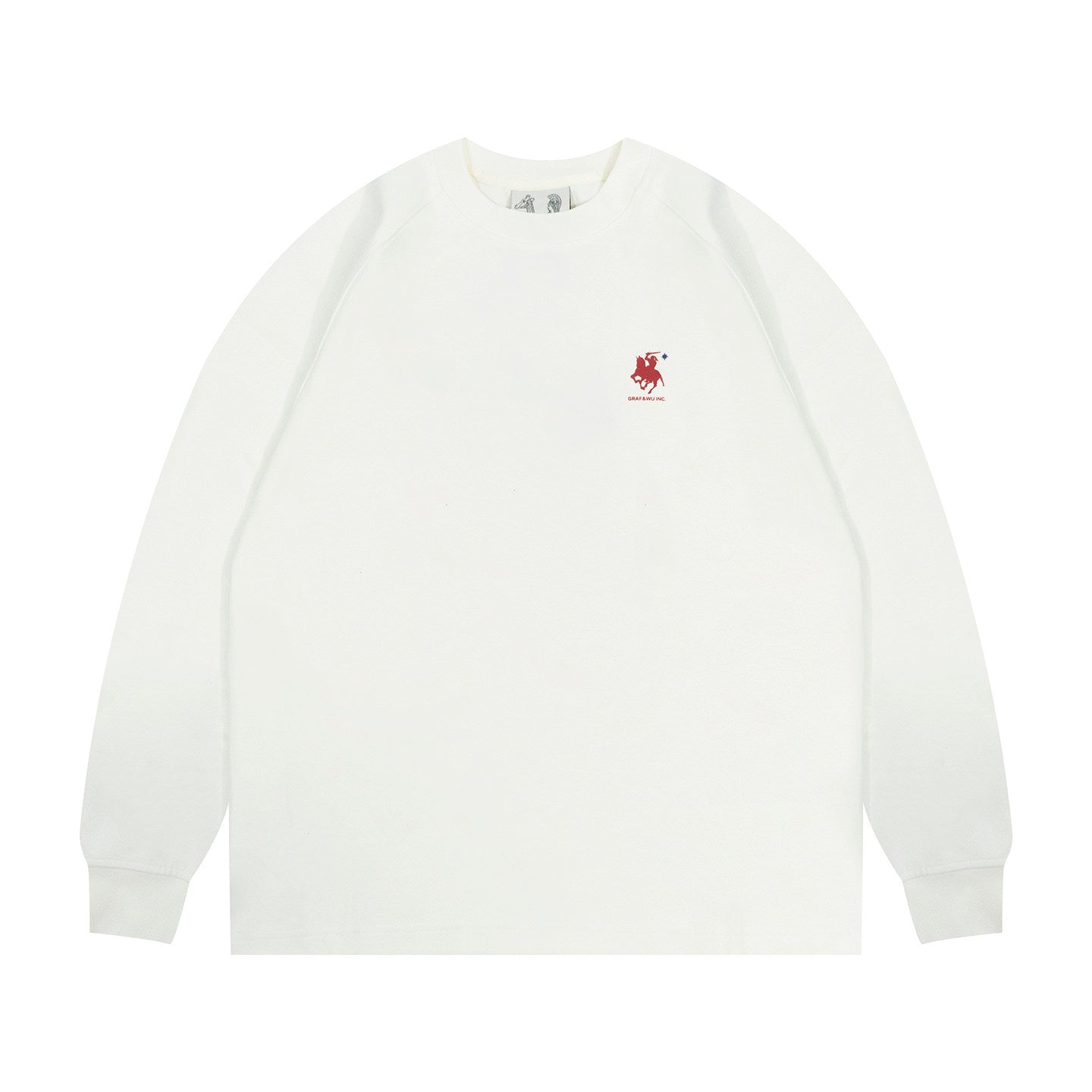 GRAF&WU Knight War Horse Star Long-sleeved Air Layer Cotton Hoodie