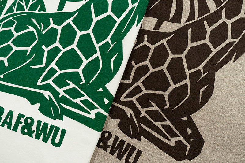 GRAF&WU Jungle Monstera giraffe Fshion Design T-shirt