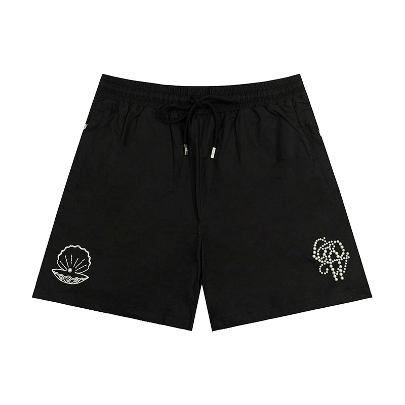 GRAFWU Luxury Pearl Unisex Shorts