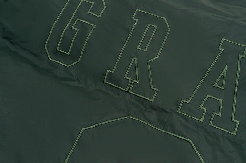 GRAF&WU Blokecore Floral Embroidery Thick Cotton-padded Coat