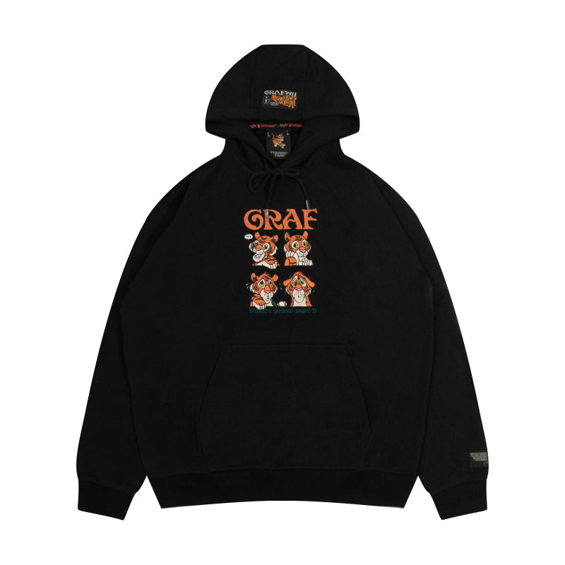GRAF&WU StreetGossip 4 Series Devil Cat Tiger Fashion Hoodies