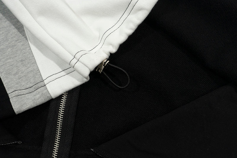 GRAF&WU Bloke Core Soccer-style Fashion Zip-up Hoodie