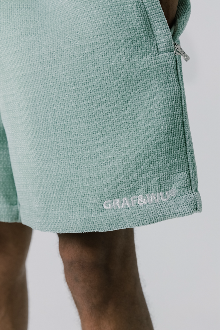 GRAFWU Flannel Fabric Comfortable Men Shorts