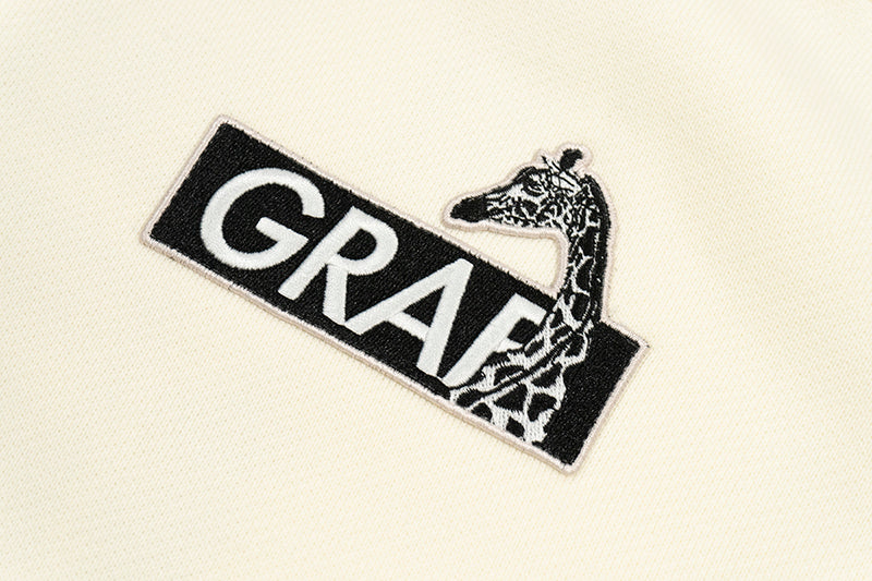 GRAF&WU Blokecore Football Club Floral Angel Fleece Zip-up Hoodie