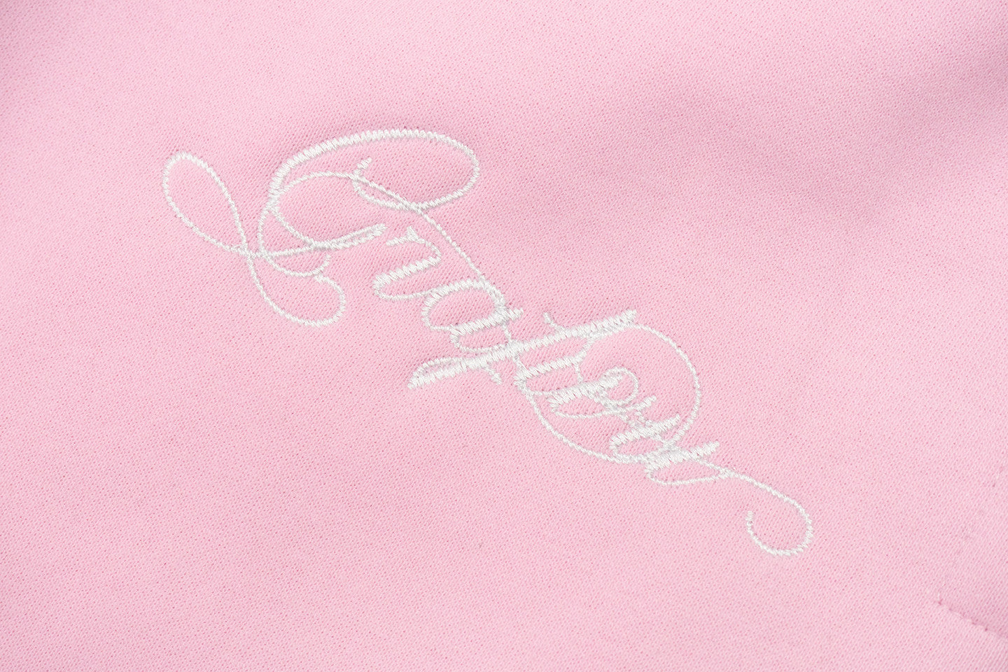 GRAF&WU Brand Letter Embroidered Loose Fleece Sweatpants