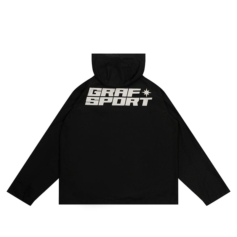 GRAF&WU SPORT Reflective print Lightweight Jacket