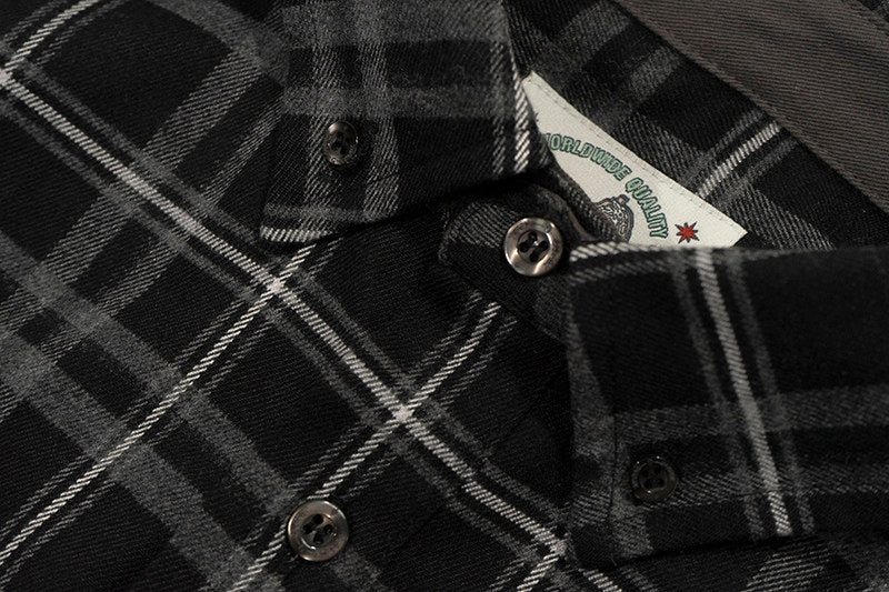 GRAF&WU Brand Giraffe Embroidery Plaid Loose Thin Shirt